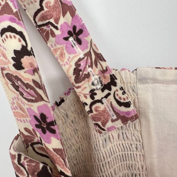 Z SUPPLY x EVEREVE NWT Angel Eyes Toile Floral Print Midi Dress // L - Picture 6 of 16